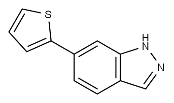 6-THIOPHEN-2-YL-1H-INDAZOLE Structure