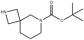 tert-Butyl 2,6-diazaspiro[3.5]nonane-6-carboxylate Structure