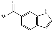 1H-INDOLE-6-CARBOTHIOIC ACID AMIDE 구조식 이미지