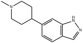 6-(1-메틸-피페리딘-4-YL)-1H-인다졸 구조식 이미지