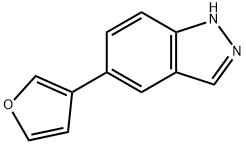 5-FURAN-3-YL-1H-INDAZOLE Structure