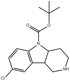 8-CHLORO-2,3,4,4A,5,9B-HEXAHYDRO-1H-PYRIDO[4,3-B]INDOLE Structure