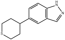 5-(TETRAHYDRO-THIOPYRAN-4-YL)-1H-INDAZOLE Structure