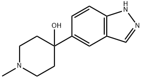 4-(1H-INDAZOL-5-YL)-1-METHYL-PIPERIDIN-4-OL 구조식 이미지