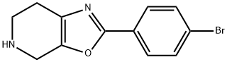 2-(4-BROMO-PHENYL)-4,5,6,7-TETRAHYDRO-OXAZOLO[5,4-C]PYRIDINE 구조식 이미지