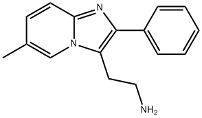 2-(6-METHYL-2-PHENYL-IMIDAZO[1,2-A]PYRIDIN-3-YL)-ETHYLAMINE 구조식 이미지