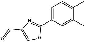 2-(3,4-DIMETHYL-PHENYL)-OXAZOLE-4-CARBALDEHYDE Structure
