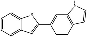 6-(BENZOTHIOPHEN-2-YL)-1H-INDOLE Structure