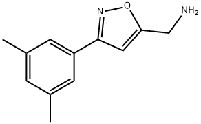 C-[3-(3,5-디메틸-페닐)-ISOXAZOL-5-YL]-메틸아민 구조식 이미지