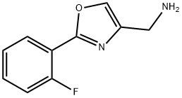 2-(2-FLUORO-PHENYL)-OXAZOL-4-YL-METHYLAMINE Structure