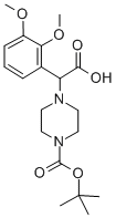 2-(4-BOC-PIPERAZINYL)-2-(2,3-DIMETHOXY-PHENYL)ACETIC ACID Structure