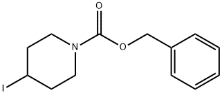N-CBZ-4-요오도피페리딘 구조식 이미지