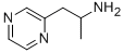 1-메틸-2-피라진-2-일-에틸아민 구조식 이미지