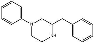 3-BENZYL-1-PHENYL-PIPERAZINE DIHYDROCHLORIDE Structure