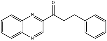 3-PHENYL-1-QUINOXALIN-2-YL-PROPAN-1-ONE Structure