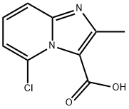 5-CHLORO-2-METHYL-IMIDAZO[1,2-A]PYRIDINE-3-CARBOXYLIC ACID Structure