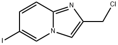 2-(클로로메틸)-6-요오도이미다조[1,2-A]피리딘 구조식 이미지