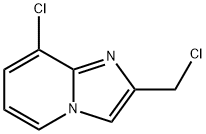 8-CHLORO-2-(CHLOROMETHYL)IMIDAZO[1,2-A]피리딘 구조식 이미지
