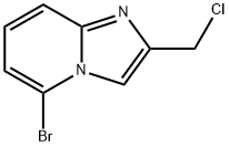 5-브로모-2-클로로메틸-이미다조[1,2-A]피리딘 구조식 이미지