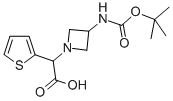 (3-BOC-AMINO-AZETIDIN-1-YL)-THIOPHEN-2-YL-ACETIC ACID Structure