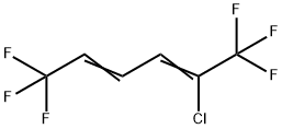 2-Chloro-1,1,1,6,6,6-hexafluorohexa-2,4-diene 구조식 이미지