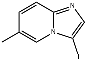 3-아이오도-6-메틸-이미다조[1,2-A]피리딘 구조식 이미지