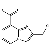 2-클로로메틸-이미다조[1,2-A]피리딘-8-카르복실산메틸에스테르 구조식 이미지
