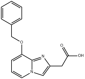 (8-BENZYLOXY-IMIDAZO[1,2-A]PYRIDIN-2-YL)-ACETIC ACID Structure
