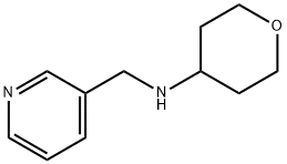 PYRIDIN-3-YLMETHYL-(TETRAHYDRO-PYRAN-4-YL)-AMINE Structure