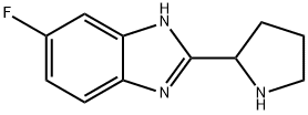 6-Fluoro-2-pyrrolidin-2-yl-1H-benzoimidazole Structure