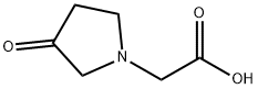 (3-OXO-PYRROLIDIN-1-YL)-아세트산 구조식 이미지