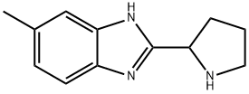 6-METHYL-2-PYRROLIDIN-2-YL-1H-BENZOIMIDAZOLE Structure