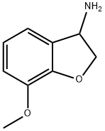 7-메톡시-2,3-디하이드로-벤조푸란-3-일아민염화물 구조식 이미지