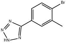 5-(4-BROMO-3-METHYL-PHENYL)-2H-TETRAZOLE Structure