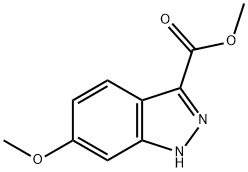 METHYL 6-METHOXY-1H-INDAZOLE-3-CARBOXYLATE Structure