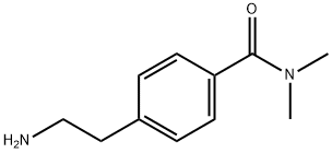 4-(2-아미노-에틸)-N,N-디메틸-벤즈아미드 구조식 이미지