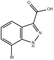 7-BROMO-1H-INDAZOLE-3-CARBOXYLIC ACID Structure