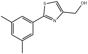 [2-(3,5-DIMETHYL-PHENYL)-THIAZOL-4-YL]-METHANOL Structure