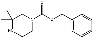 1-CBZ-3,3-DIMETHYL-PIPERAZINE Structure