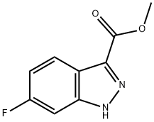METHYL 6-FLUORO-1H-INDAZOLE-3-CARBOXYLATE Structure