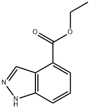 ETHYL 1H-INDAZOLE-4-CARBOXYLATE Structure