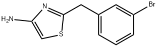 2-(3-BROMO-BENZYL)-THIAZOL-4-YLAMINE Structure