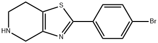 2-(4-브로모-페닐)-4,5,6,7-테트라히드로-티아졸로[4,5-C]피리딘 구조식 이미지