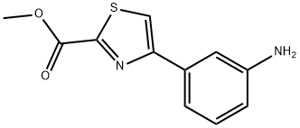 4-(3-AMINO-PHENYL)-THIAZOLE-2-CARBOXYLIC ACID METHYL ESTER Structure
