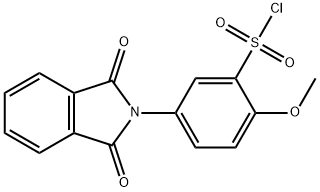 5-(1,3-Dioxo-1,3-dihydro-isoindol-2-yl)-2-methoxy-benzenesulfonyl chloride Structure