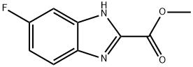 6-FLUORO-1H-BENZOIMIDAZOLE-2-CARBOXYLIC ACID METHYL ESTER Structure