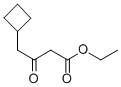 4-CYCLOBUTYL-3-OXO-BUTYRIC ACID ETHYL ESTER Structure