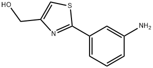[2-(3-아미노-페닐)-티아졸-4-YL]-메탄올 구조식 이미지