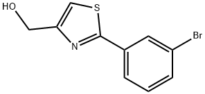 [2-(3-브로모-페닐)-티아졸-4-YL]-메탄올 구조식 이미지