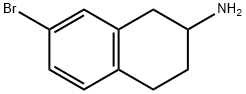 7-BROMO-1,2,3,4-TETRAHYDRO-NAPHTHALEN-2-YLAMINE Structure